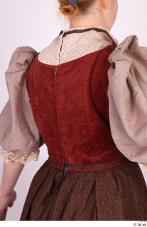  Photos Woman in Historical Dress 99 18th century historical clothing red dress upper body 0016.jpg
